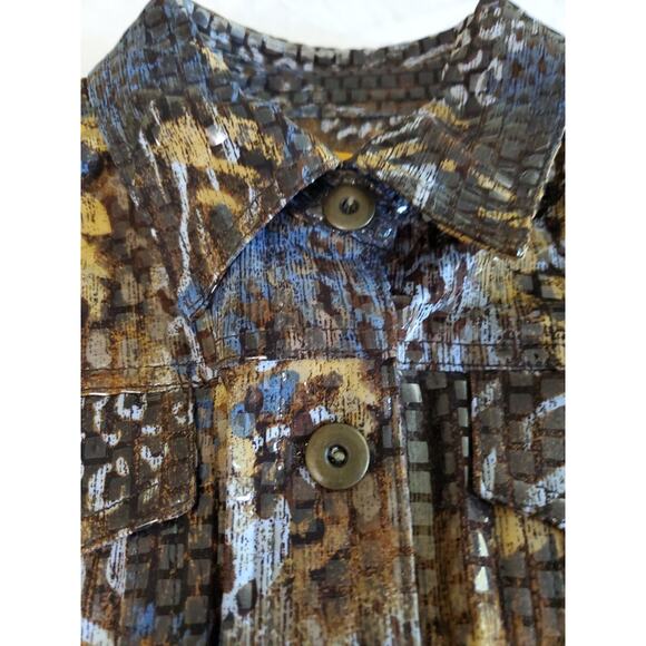 Ruby Rd Petites Women's Jacket Size 10P Multicolor Polyester Blend Stretch - Picture 7 of 12